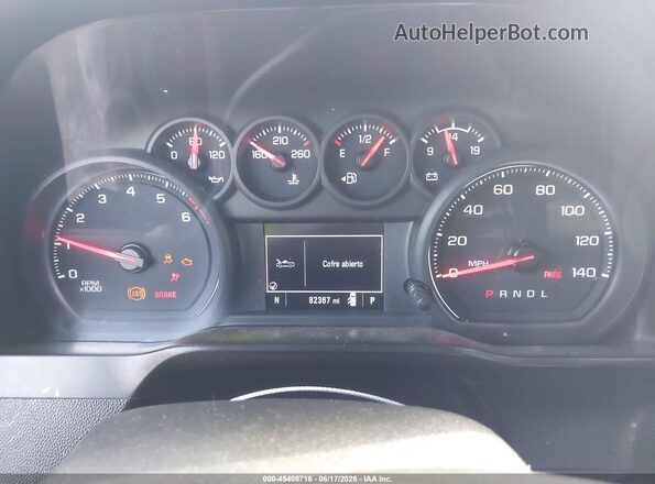 3GCPWBEF7LG165954 2020 CHEVROLET SILVERADO Темно-бордовый Вид задних сидений