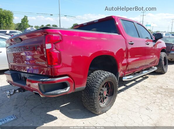 3GCPWBEF7LG165954 2020 CHEVROLET SILVERADO Темно-бордовый Задняя правая четверть