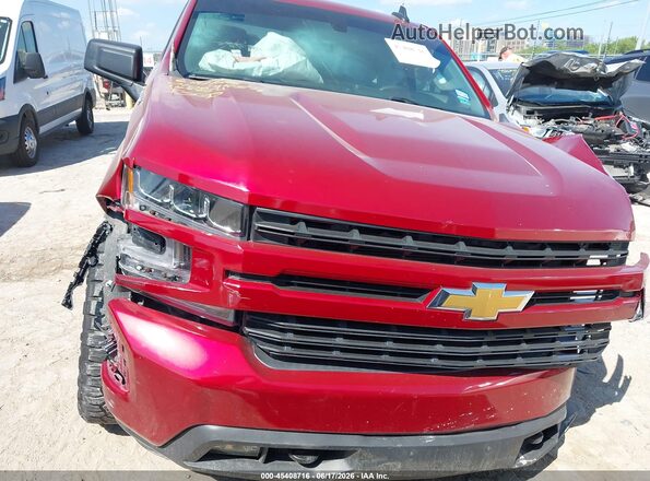 3GCPWBEF7LG165954 2020 CHEVROLET SILVERADO Темно-бордовый Вид щитка приборов
