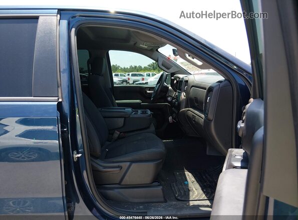3GCPWBEH0LG335671 2020 CHEVROLET SILVERADO Синий Вид салона спереди