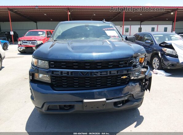 3GCPWBEH0LG335671 2020 CHEVROLET SILVERADO Синий Вид щитка приборов