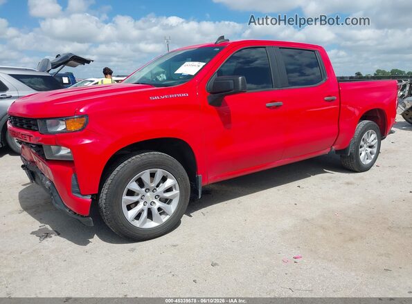 3GCPWBEH5LG360646 2020 CHEVROLET SILVERADO Красный Передняя левая четверть