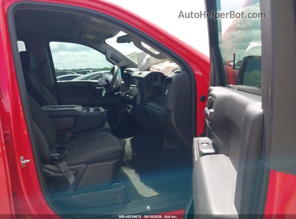 3GCPWBEH5LG360646 2020 CHEVROLET SILVERADO Красный Вид салона спереди