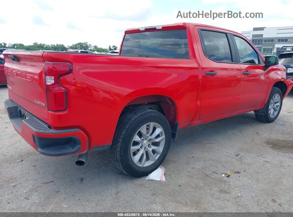 3GCPWBEH5LG360646 2020 CHEVROLET SILVERADO Красный Задняя правая четверть