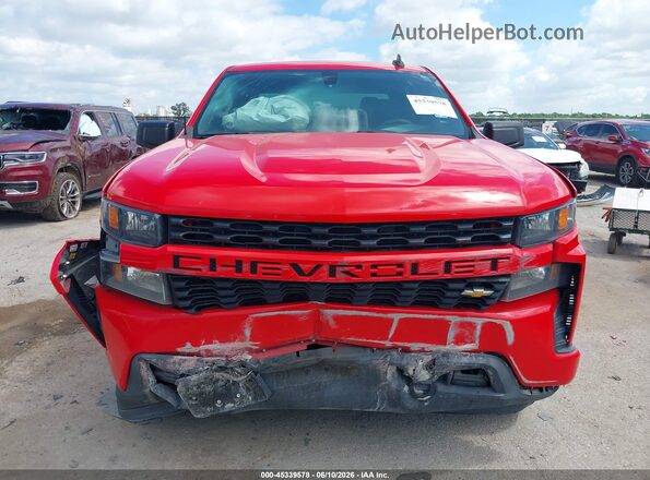 3GCPWBEH5LG360646 2020 CHEVROLET SILVERADO Красный Вид щитка приборов