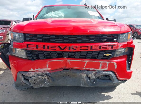 3GCPWBEH5LG360646 2020 CHEVROLET SILVERADO Красный Вид спереди