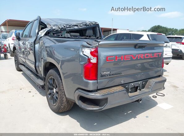 3GCPWBEH8LG406924 2020 CHEVROLET SILVERADO Gray Trasero izquierdo
