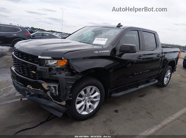 3GCPWBEK4LG256340 2020 CHEVROLET SILVERADO Black Առջևի ձախ երեք քառորդ տեսարան