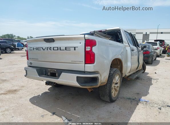 3GCPWBEK5NG165404 2022 CHEVROLET SILVERADO Серебряный Задняя правая четверть