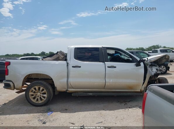 3GCPWBEK5NG165404 2022 CHEVROLET SILVERADO Серебряный Вид щитка приборов