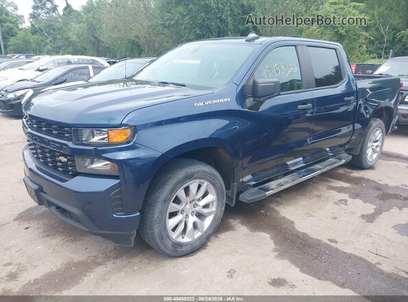 3GCPWBEK7NG169924 2022 CHEVROLET SILVERADO Dark Blue Передня ліва чверть