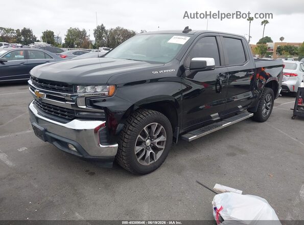 3GCPWCED0LG160020 2020 CHEVROLET SILVERADO Black Передня ліва чверть