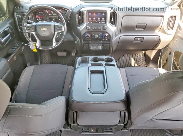 3GCPWCED0LG294896 2020 CHEVROLET SILVERADO Silver Առջևի վահանակի տեսք