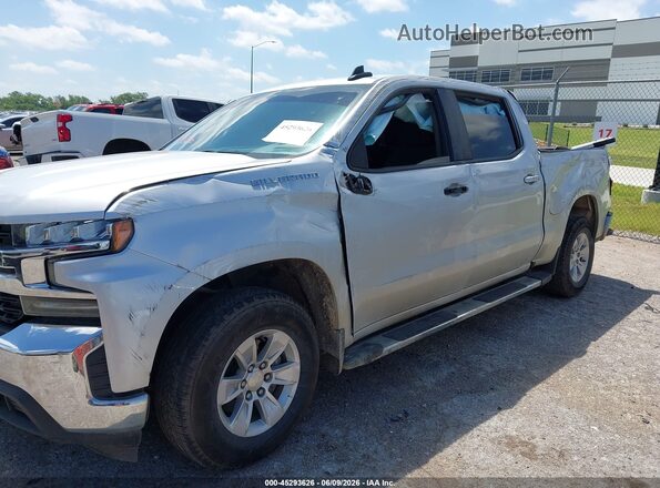 3GCPWCED2LG255498 2020 CHEVROLET SILVERADO Silver Widok z przodu