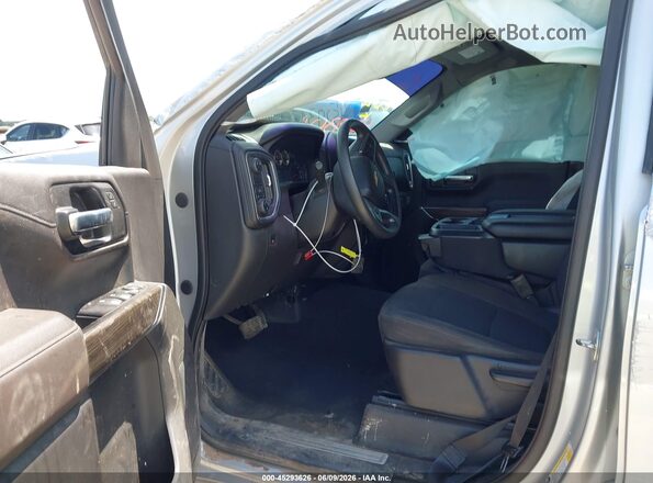 3GCPWCED2LG255498 2020 CHEVROLET SILVERADO Silver Widok wnętrza z przodu