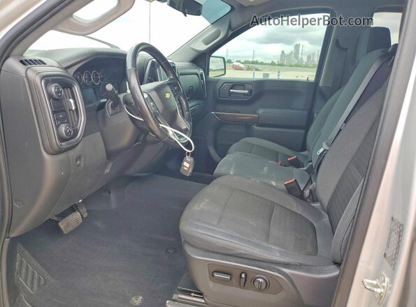 3GCPWCED3KG159085 2019 CHEVROLET SILVERADO Silver Вид салону спереду
