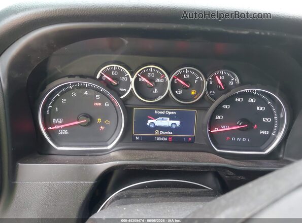 3GCPWCED3KG213629 2019 CHEVROLET SILVERADO Blue Widok tylnych siedzeń