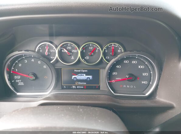 3GCPWCED4MG386594 2021 CHEVROLET SILVERADO Blue Rear seats view