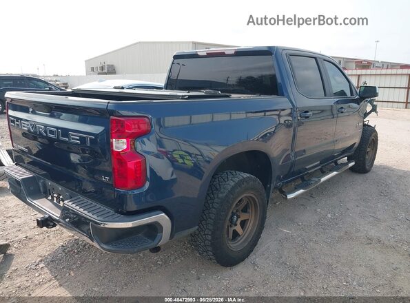 3GCPWCED4MG386594 2021 CHEVROLET SILVERADO Blue Rear right