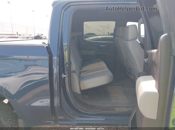 3GCPWCED4MG386594 2021 CHEVROLET SILVERADO Blue VIN sticker view
