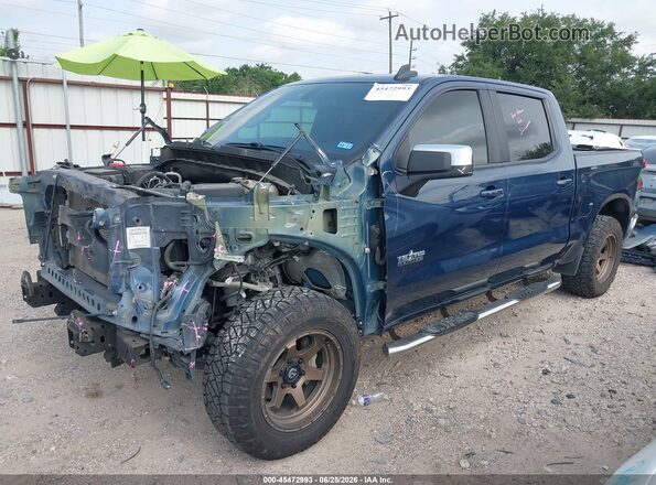 3GCPWCED4MG386594 2021 CHEVROLET SILVERADO Blue Front left