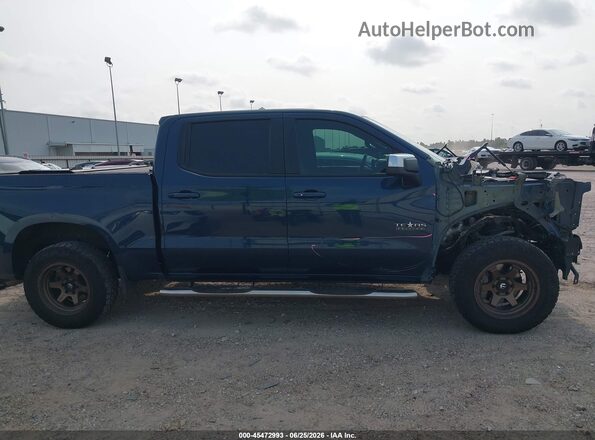 3GCPWCED4MG386594 2021 CHEVROLET SILVERADO Blue 360 interior view