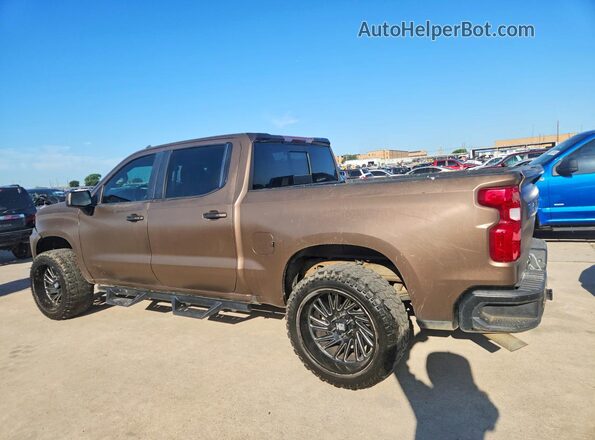 3GCPWCED6KG120863 2019 CHEVROLET SILVERADO Коричневый Задняя левая четверть