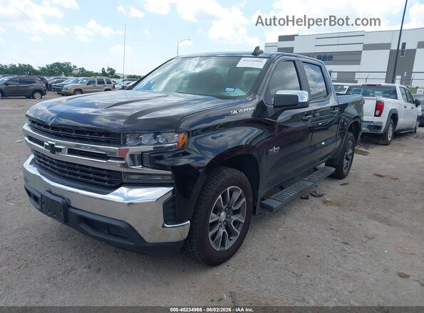 3GCPWCED6LG167795 2020 CHEVROLET SILVERADO Black Առջևի ձախ երեք քառորդ տեսարան