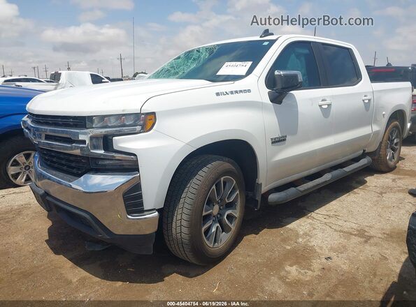 3GCPWCED6MG121711 2021 CHEVROLET SILVERADO White Առջևի ձախ երեք քառորդ տեսարան