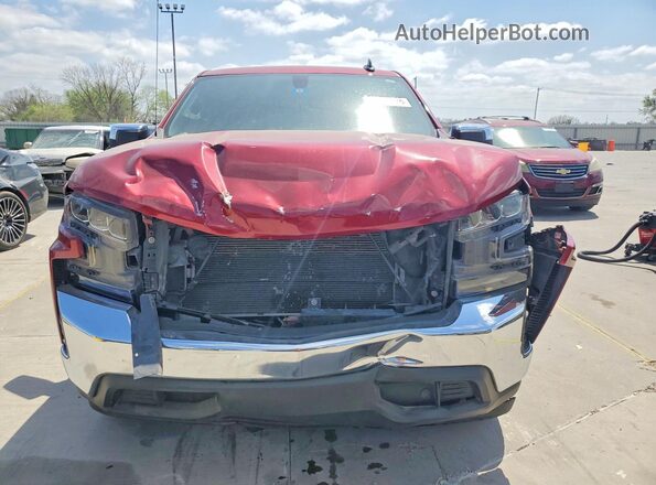 3GCPWCED8LG197607 2020 CHEVROLET SILVERADO Красный Вид спереди