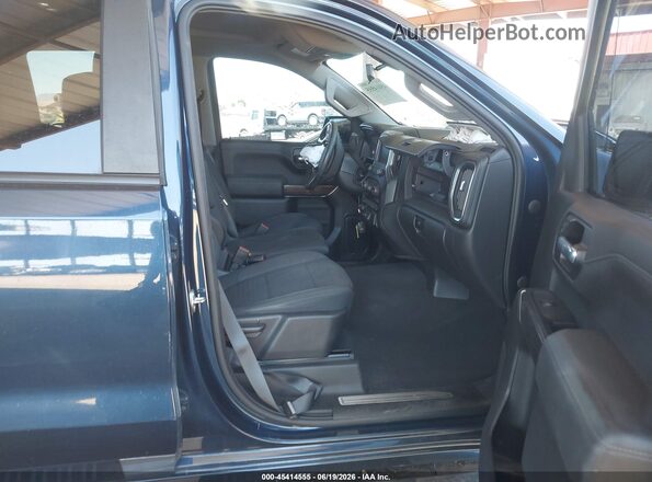3GCPWCEDXMG198937 2021 CHEVROLET SILVERADO Dark Blue Вид салона спереди