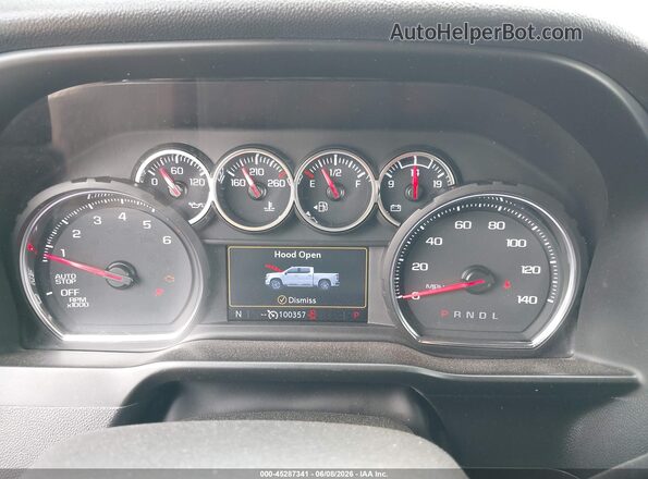 3GCPWCEK4MG283674 2021 CHEVROLET SILVERADO Silver უკანა სავარძლების ხედი