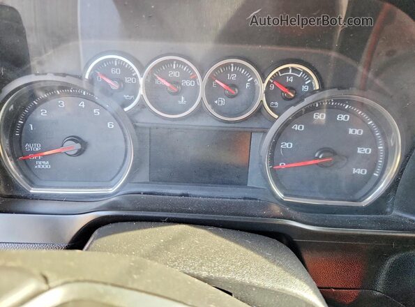 3GCPWCET3LG256473 2020 CHEVROLET SILVERADO White Widok zestawu wskaźników