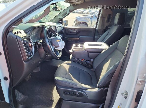 3GCPWCET3LG256473 2020 CHEVROLET SILVERADO White Widok wnętrza z przodu