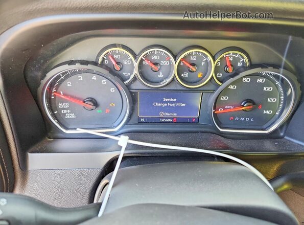 3GCPWCET9LG345528 2020 CHEVROLET SILVERADO Серый Вид щитка приборов