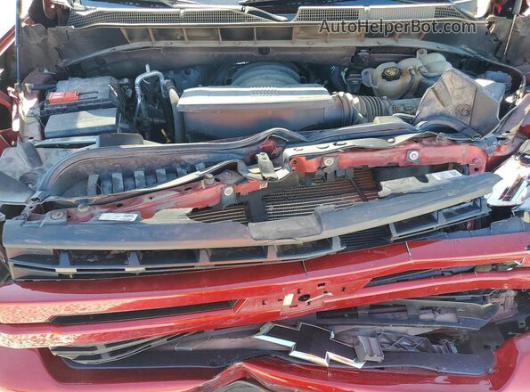3GCPWDED3MG144840 2021 CHEVROLET SILVERADO Red Rear interior view