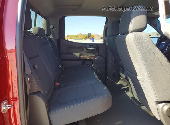 3GCPWDED3MG144840 2021 CHEVROLET SILVERADO Red Rear seats view