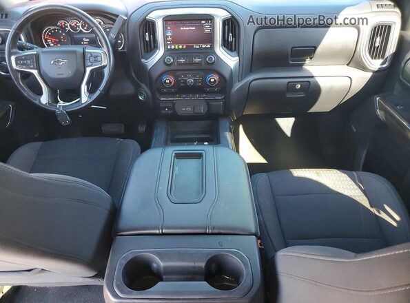 3GCPWDED3MG144840 2021 CHEVROLET SILVERADO Red Dashboard view