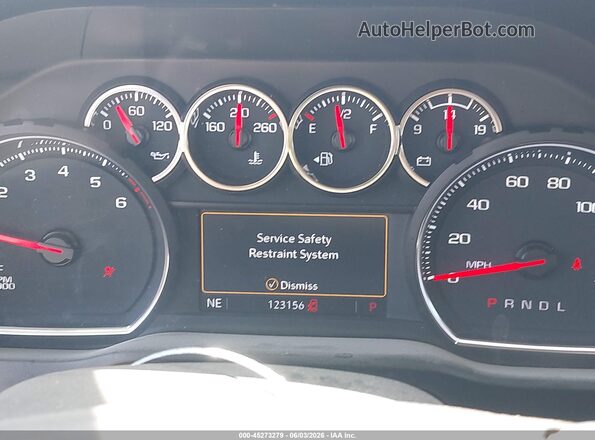 3GCPWDED6MG162751 2021 CHEVROLET SILVERADO Light Blue Vista de los asientos traseros