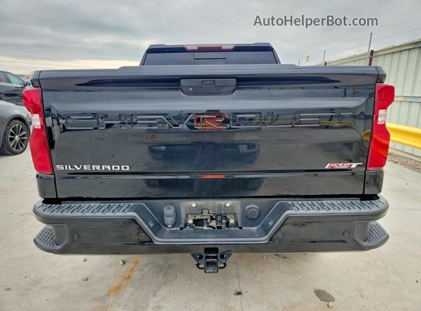 3GCPWDED8LG433355 2020 CHEVROLET SILVERADO Черный Вид сзади