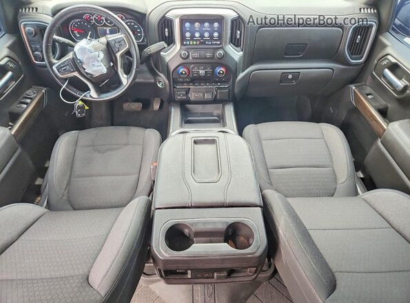 3GCPWDED8LG433355 2020 CHEVROLET SILVERADO Черный Вид панели приборов