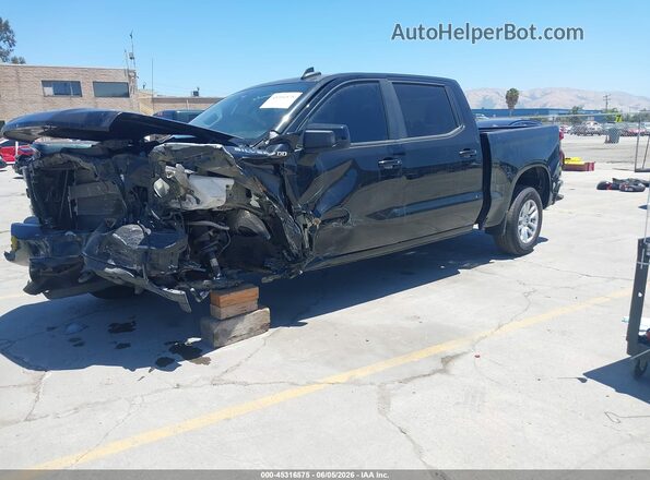 3GCPWDED9KG246821 2019 CHEVROLET SILVERADO Black Առջևի ձախ երեք քառորդ տեսարան
