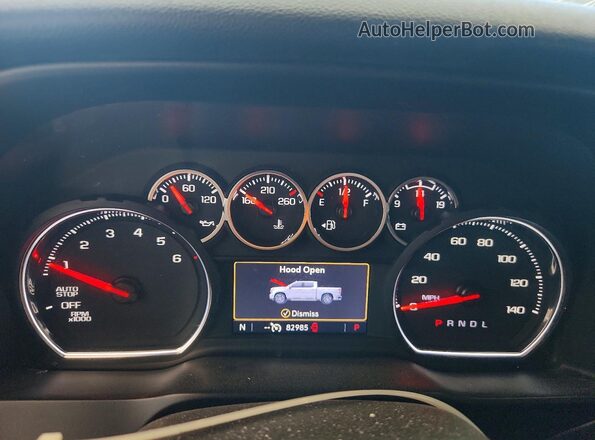3GCPWDET4MG233579 2021 CHEVROLET SILVERADO Black Սարքավորումների վահանակի տեսք