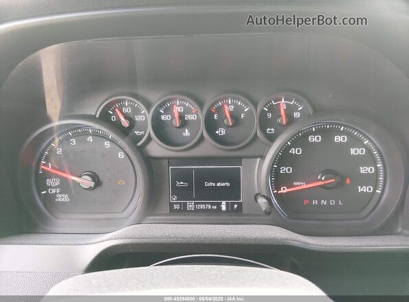 3GCPYBEK7MG446967 2021 CHEVROLET SILVERADO White Widok tylnych siedzeń