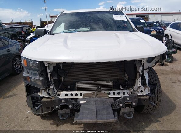 3GCPYBEK7MG446967 2021 CHEVROLET SILVERADO White Widok wnętrza z tyłu