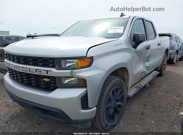 3GCPYBEK8LG379987 2020 CHEVROLET SILVERADO Silver Передня ліва чверть