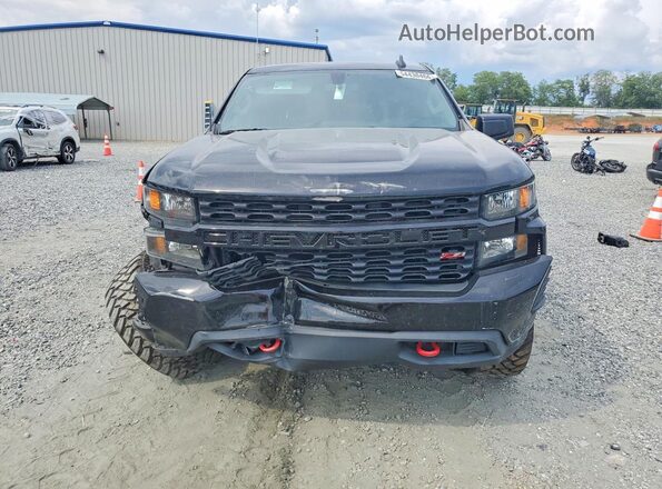 3GCPYCEF1LG124753 2020 CHEVROLET SILVERADO Black Front view
