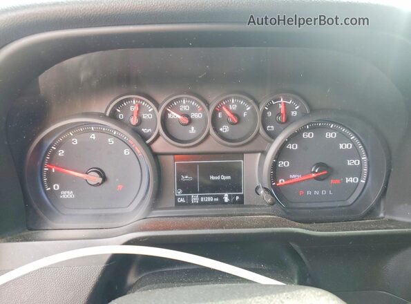 3GCPYCEF1LG124753 2020 CHEVROLET SILVERADO Black Instrument cluster view
