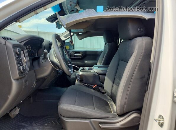 3GCPYCEF3MG437577 2021 CHEVROLET SILVERADO White Widok wnętrza z przodu