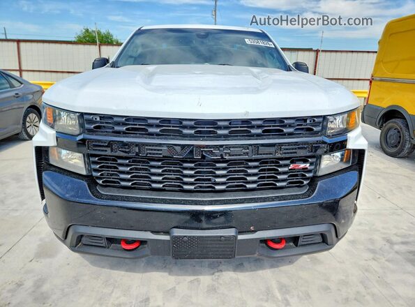 3GCPYCEF3MG437577 2021 CHEVROLET SILVERADO White Widok z przodu